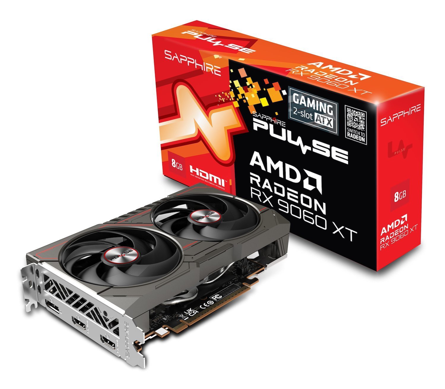 Sapphire Pulse Radeon RX 9060 XT 8GB - Videokaart