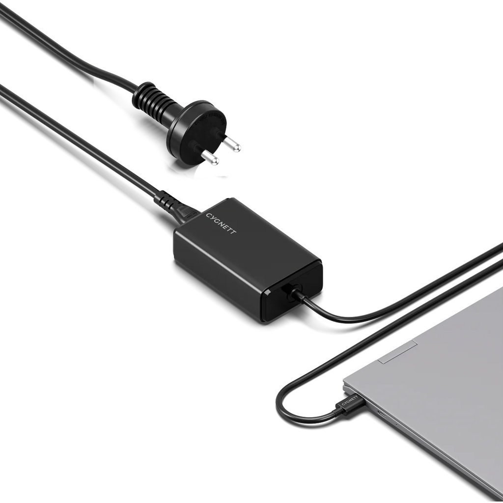 Cygnett PowerMaxx 100W GaN Usb-C Laptop Charger Black