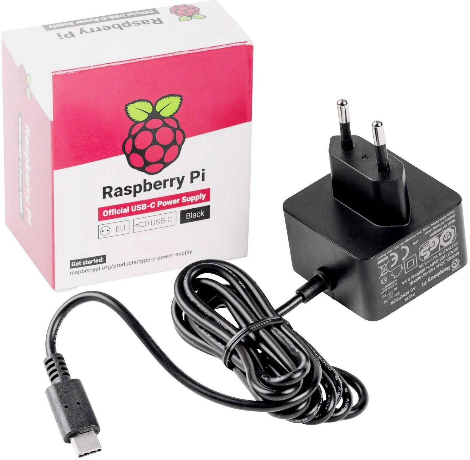 Raspberry Pi Official 27W Usb-C Power Supply - Voeding