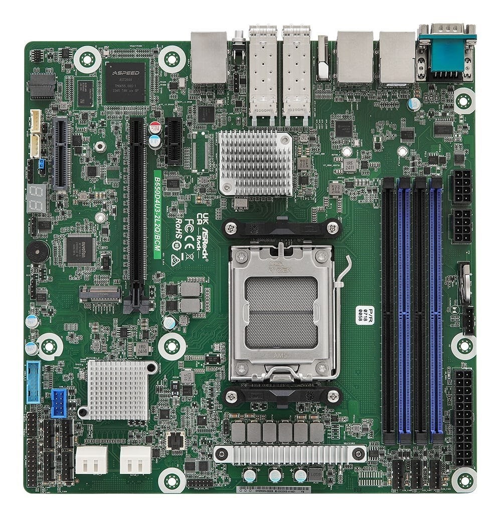 Asrock B650d4u3-2L2q/Bcm - Moederbord