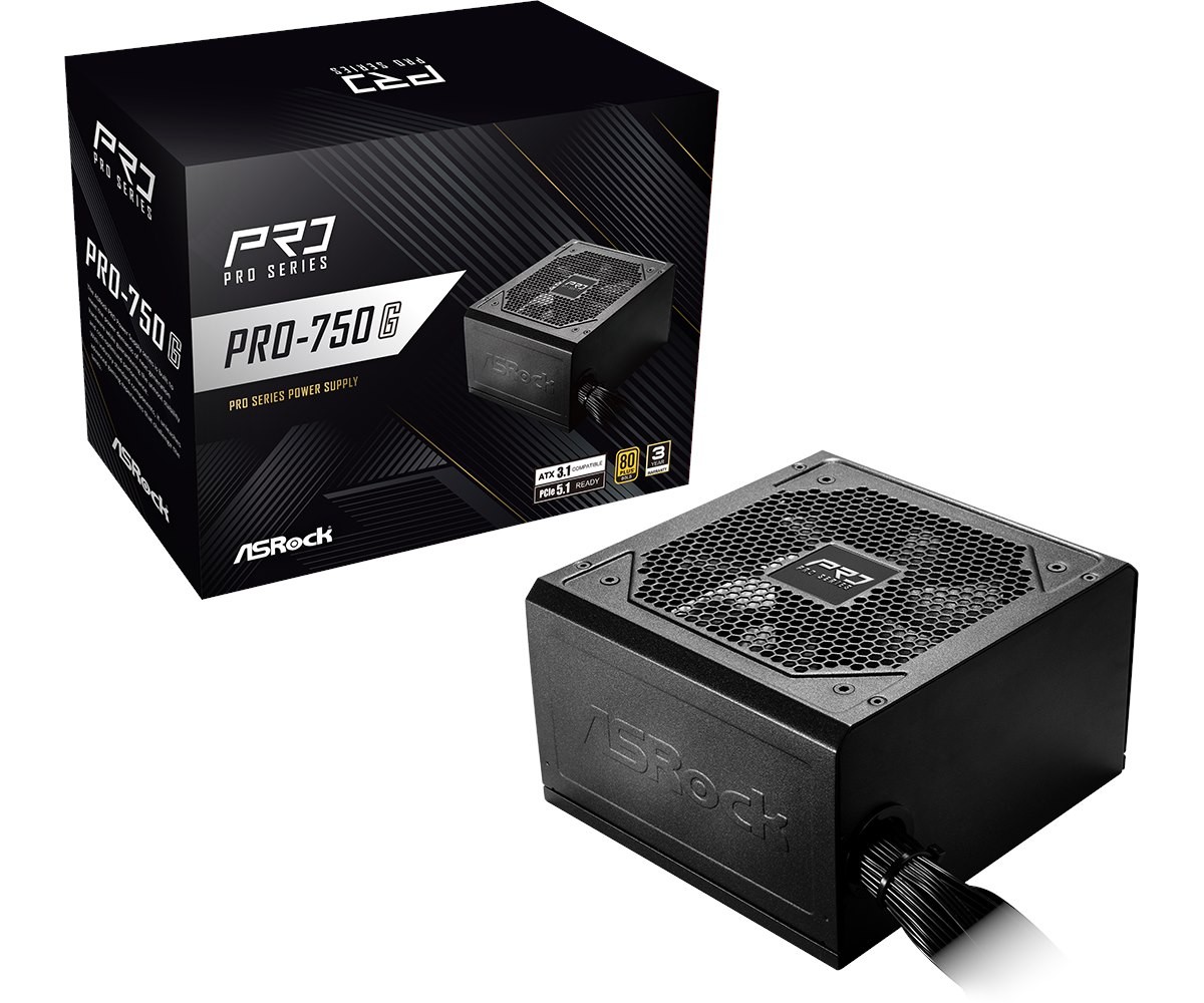 Asrock Pro-750G - Voeding