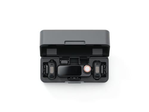 Dji Mic 3 (2TX + 1RX + Charging Case) + Mobile Phone Adapter (Lightning) - Draadloze Microfoonset