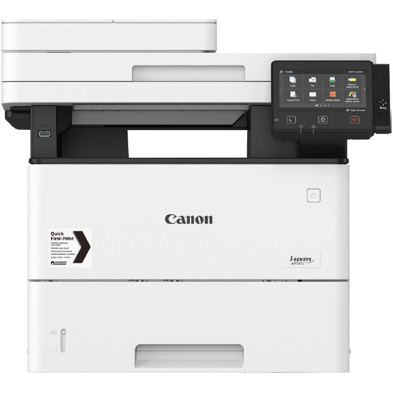 Canon MF543X 43PPM 550SHT A4 Mono Laser MFP With Fax