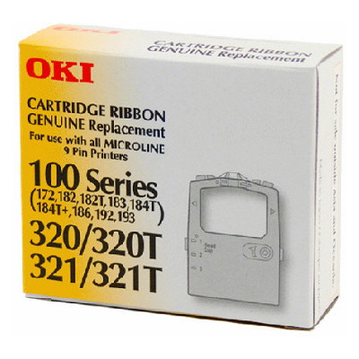 Oki Black Ribbon Cartridge