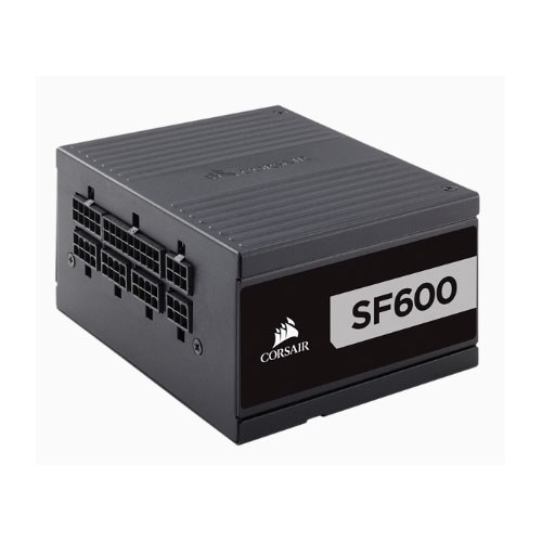 Corsair 600W SF 80+ Platinum Fully Modular 80MM Fan SFX Psu (Not Atx Standard) 7 Years Warranty