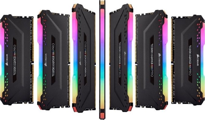 Corsair Vengeance RGB Pro 32GB (2x16GB) DDR4 3200MHz C16 Desktop Gaming Memory