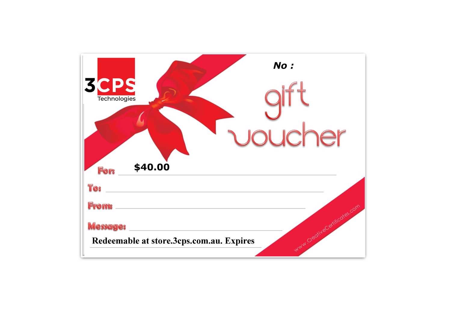 40 Dollar Gift Voucher