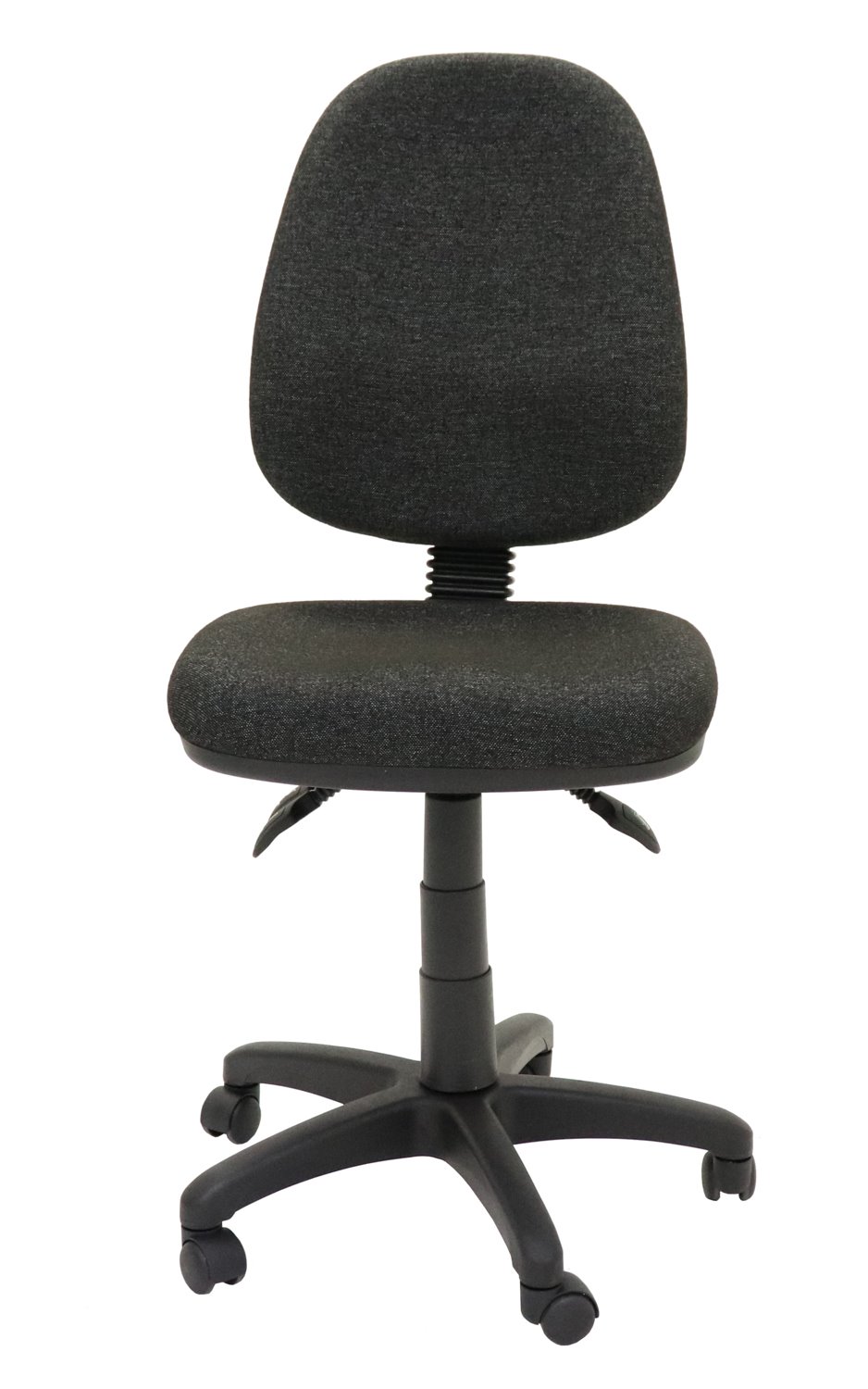 Chair - "Commercial Grade High Back Ergonomic Operator Chair 3 Lever Fully Ergonomic Mechanism - 110 KG Weight Rating Gas Lift - Seat Pan & Back Rest Tilt - Black 5 Star Base On Castors"