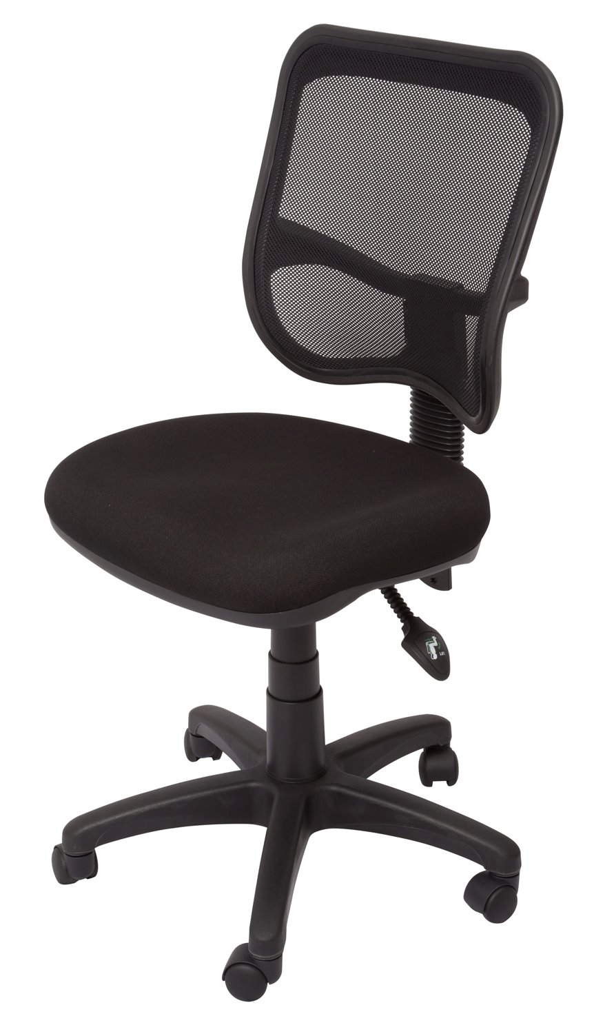 Chair - "Medium Mesh Back Operator Chair 3 Lever Fully Ergonomic Mechanism - 110 Kg Weight Rating Black Mesh Back Rest - Black Upholstred Seat Pan ( Fabric Or PU Leather ) Gas Lift - Seat Pan & Back Rest Tilt - Black 5 Star Base On Castors"