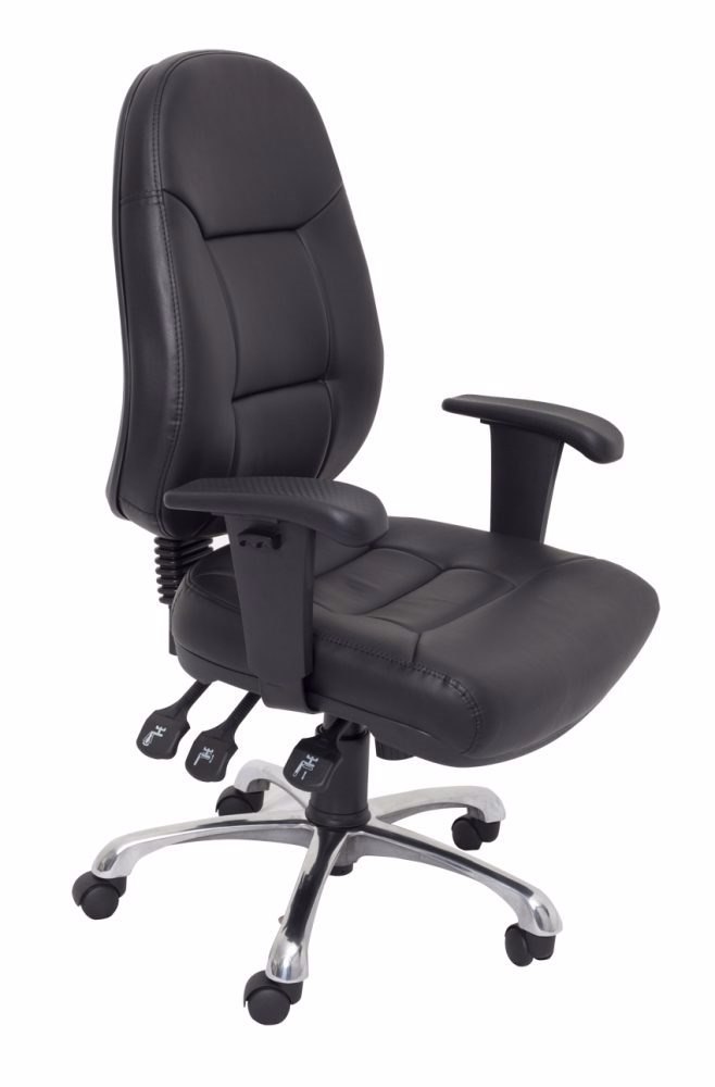 Rapidline High Back Leather Chair