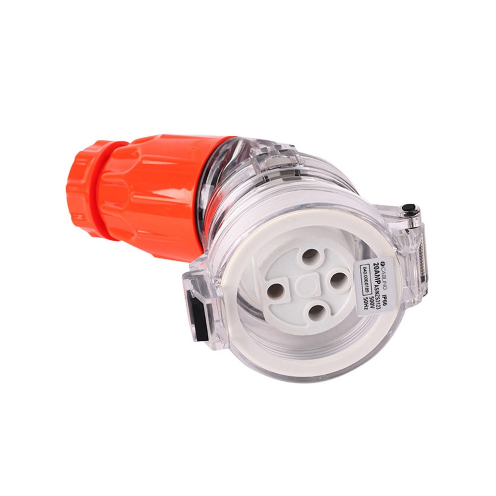 4Cabling 4C | Angle Extension Socket Ip66 500V 4Pin 20A