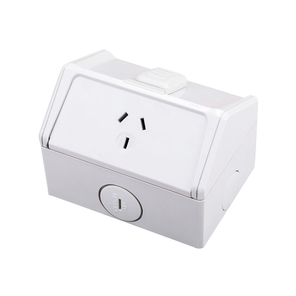 4Cabling 4C | Weatherproof Single Power Point Ip53 250V 10A