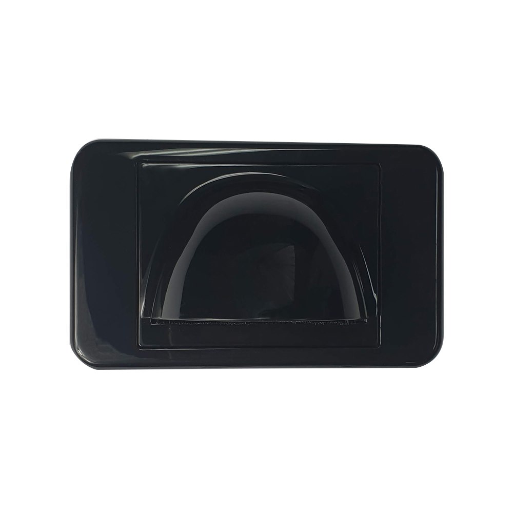 Digitek Bullnose Wall Plate: Black