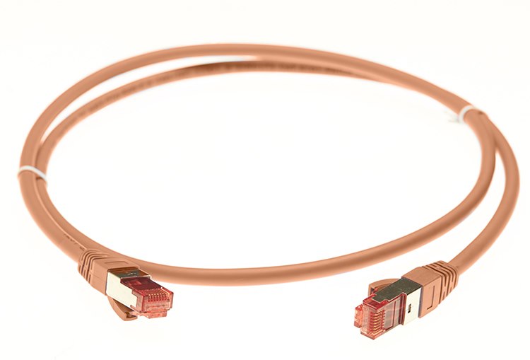 4Cabling 5M Cat 6A S/FTP LSZH Ethernet Network Cable. Orange