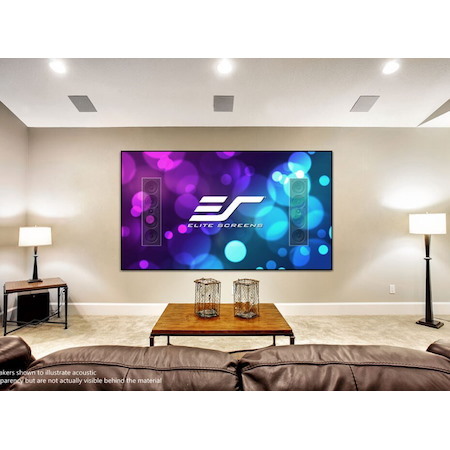 Elite Screens 110 Fixedframe 169 Projector Transparent Edge Free Screen Aeon Cinegrey 3D Acoustic