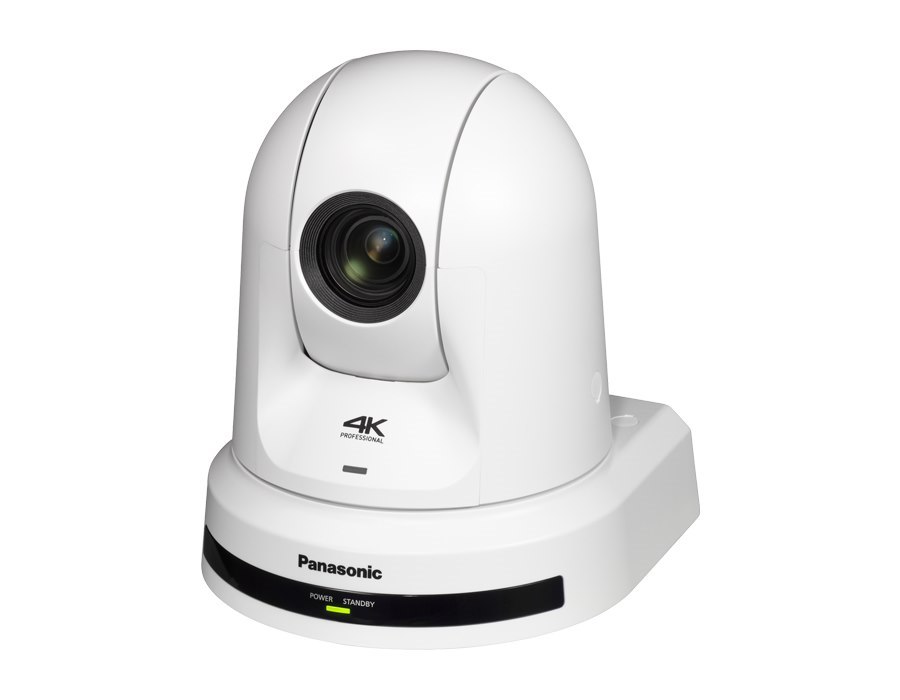 Panasonic Aw-Ue30wej 4K 20X Optical Zoom Auto Tracking PTZ Camera White