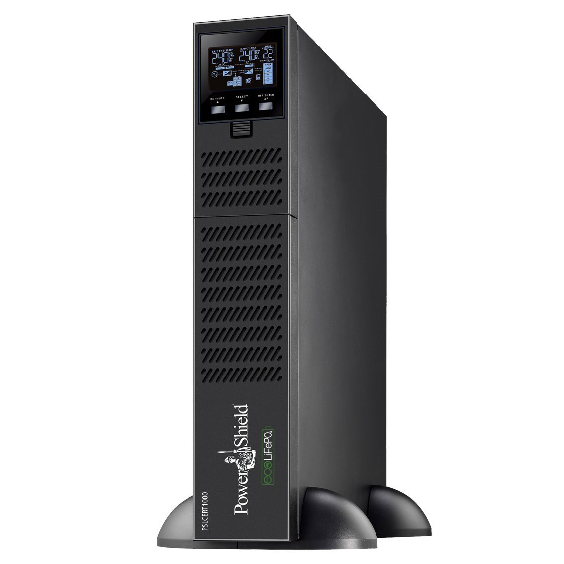 PowerShield LiFePO4 Centurion RT 1000Va/900W - 10Amp, 3 Aus, 5 C13, Hot-Swappable Batteries, 5-Year Warranty