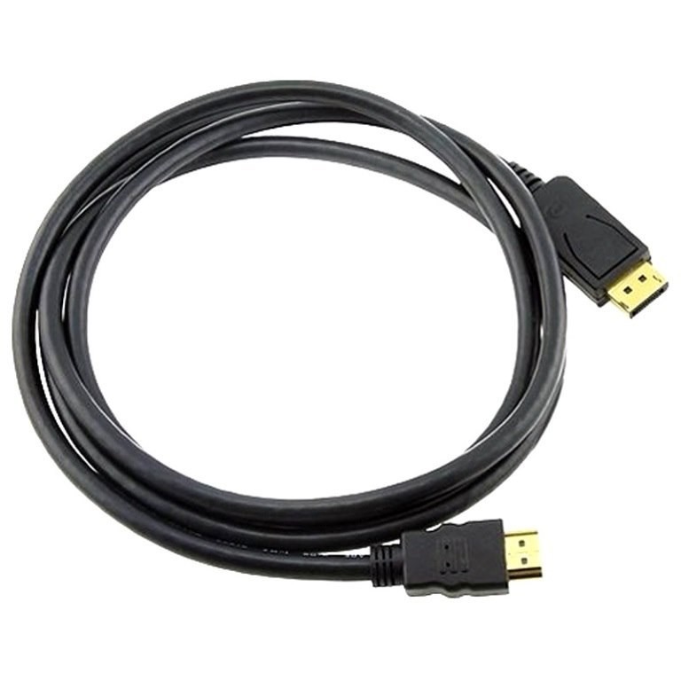 8Ware DisplayPort DP To Hdmi Cable 2M - 20 Pins Male To 19 Pins Male Gold Plated RoHS