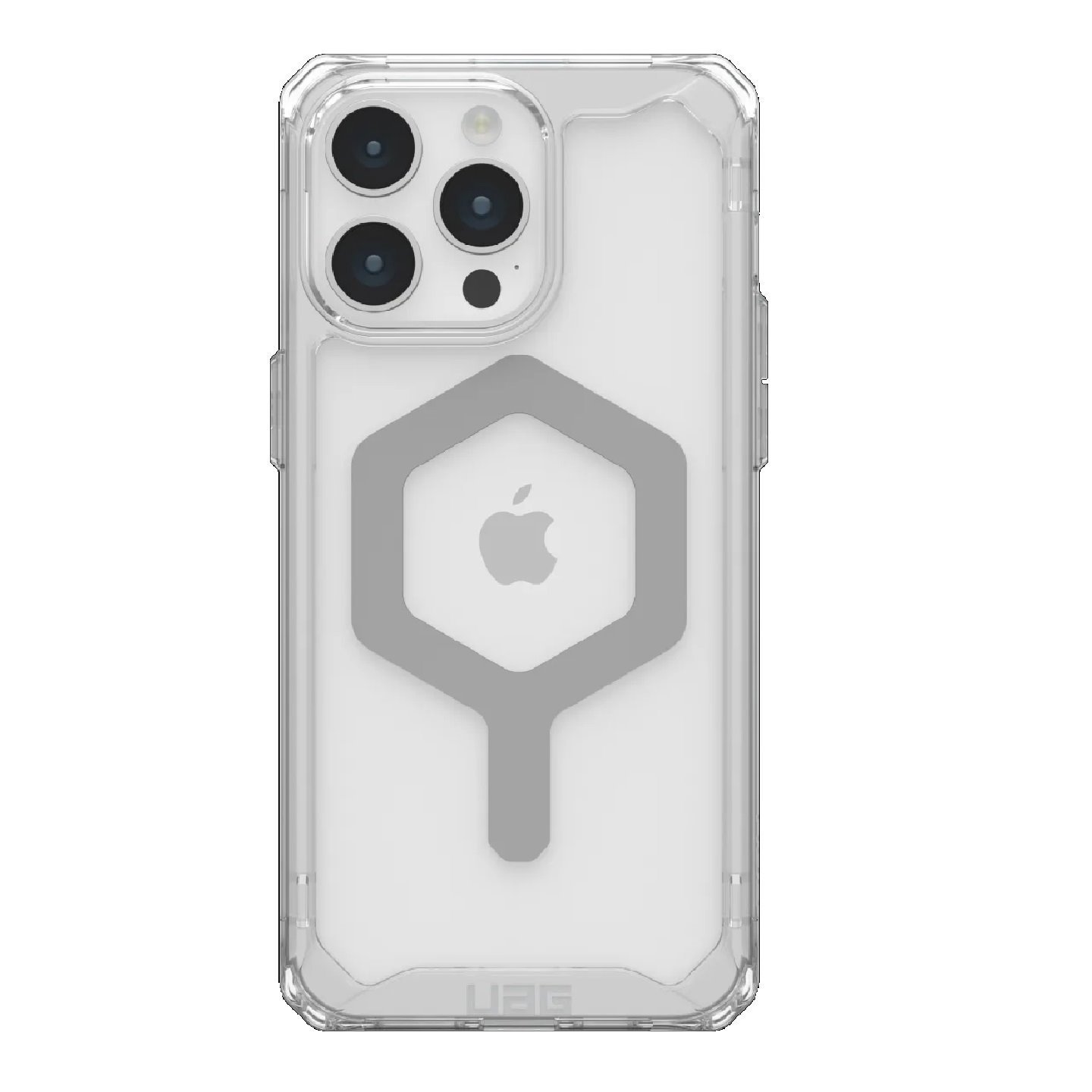 Uag Plyo MagSafe Apple iPhone 15 Pro Max (6.7') Rugged Case - Ice/Silver(114305114333),16ft. Drop Protection (4.8M), 10 Years Warranty