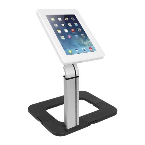 Brateck Anti-Theft Countertop Tablet Kiosk Stand With Aluminum Base Fit Screen Size 9.7'-10.1' 368X277X481MM Anti-Theft Lock With A Key (LS)