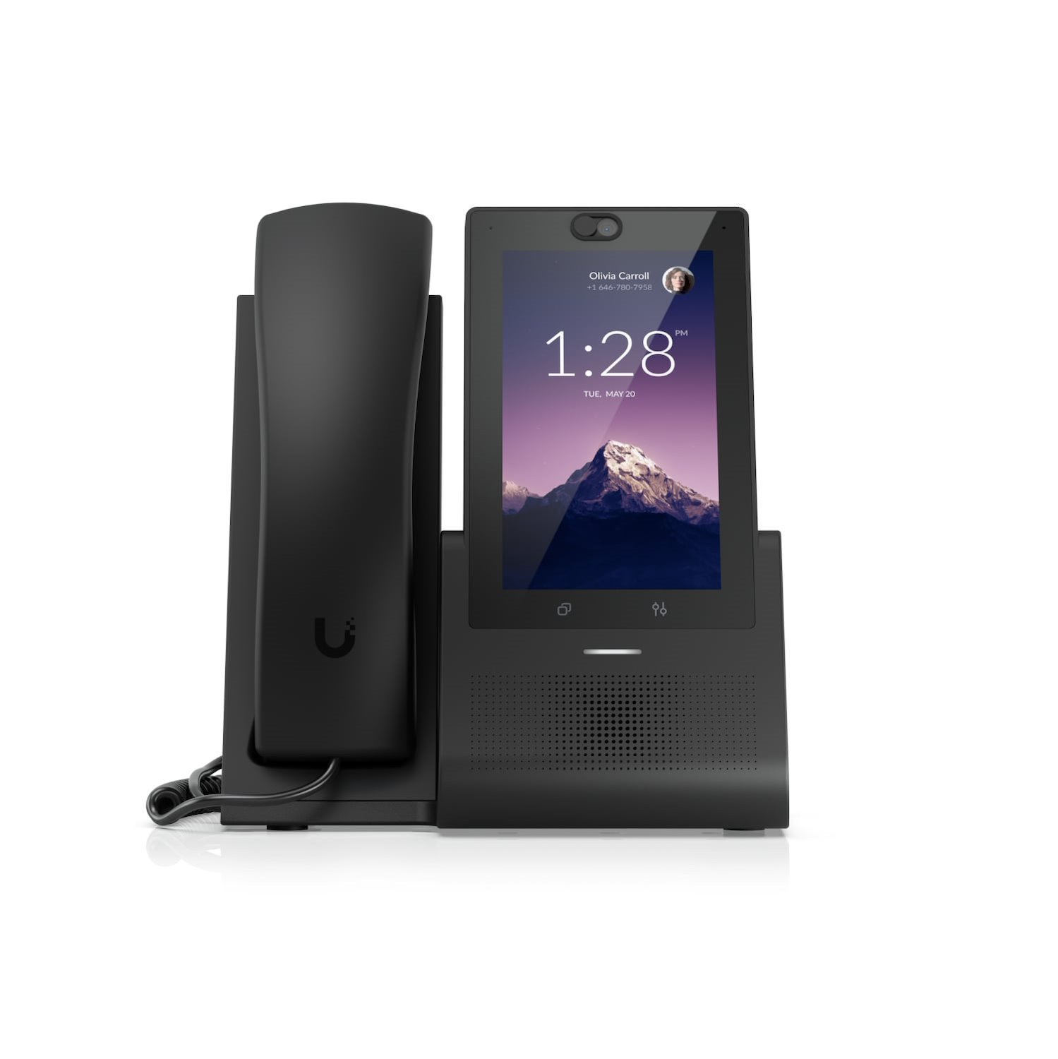 Ubiquiti UniFi Talk Phone Touch,Versatile Desktop Smartphone Eliminates,Learning Curve, 5 Touch Display, Bluetooth Support,PoE in,Black.