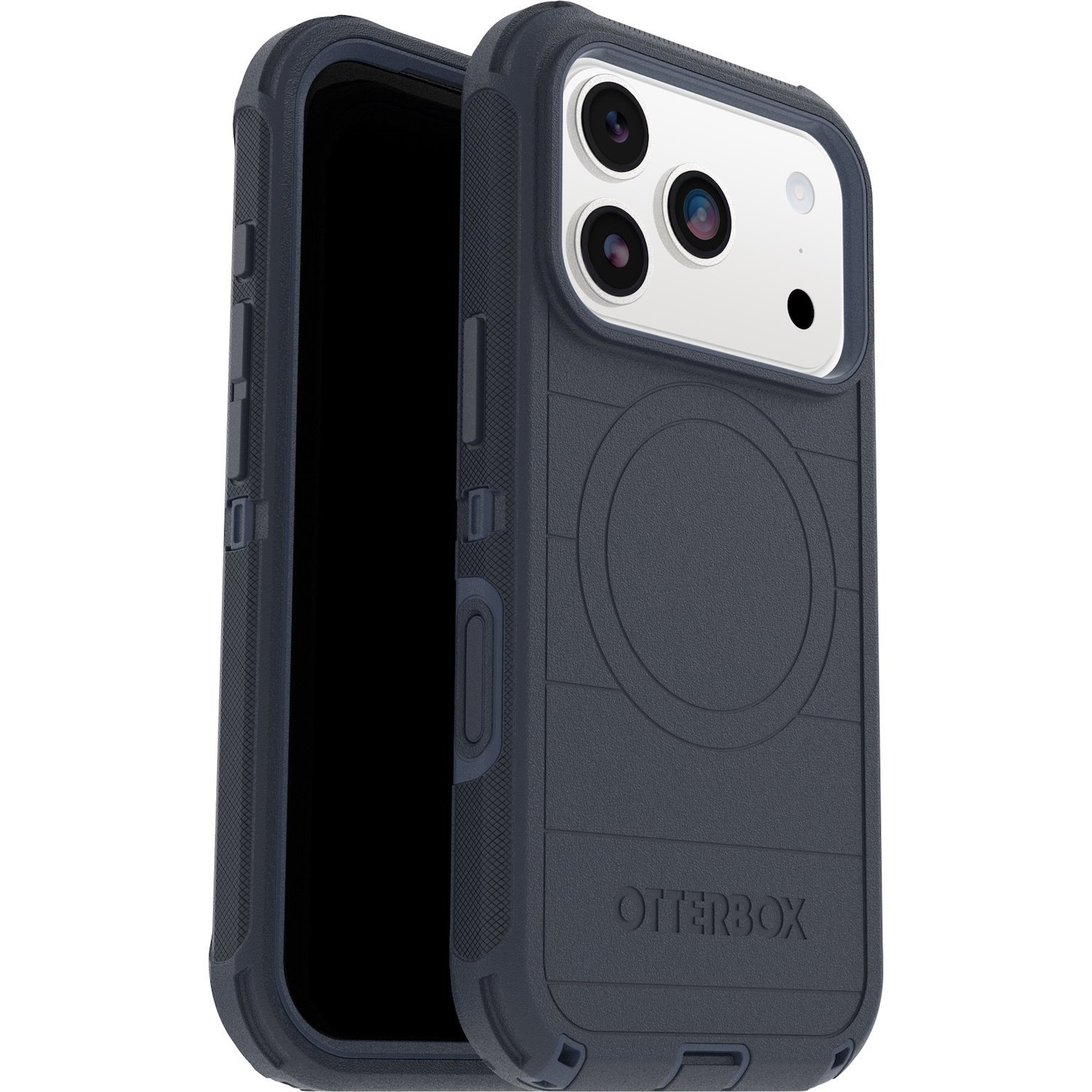 OtterBox Defender Pro MagSafe Apple iPhone 17 Pro (6.3') Case Blue Sentiment - (77-98384), Drop+ 7X Military Standard, Tri-Layer, 7 Years Warranty