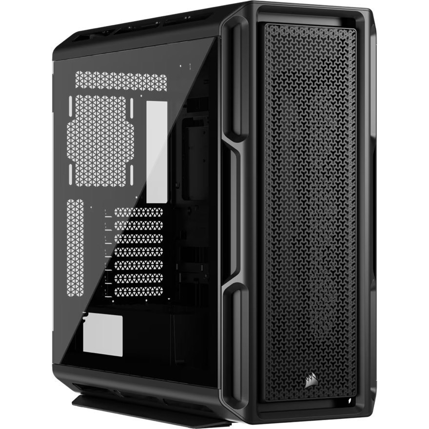 Corsair 5000T Mid-Tower High-Performance PC Case - Black, Atx, 450MM Gpu, 250MM Psu, 170MM Cpu Cooler, 360MM Rad, 1X Usb-C 3.2 Gen2