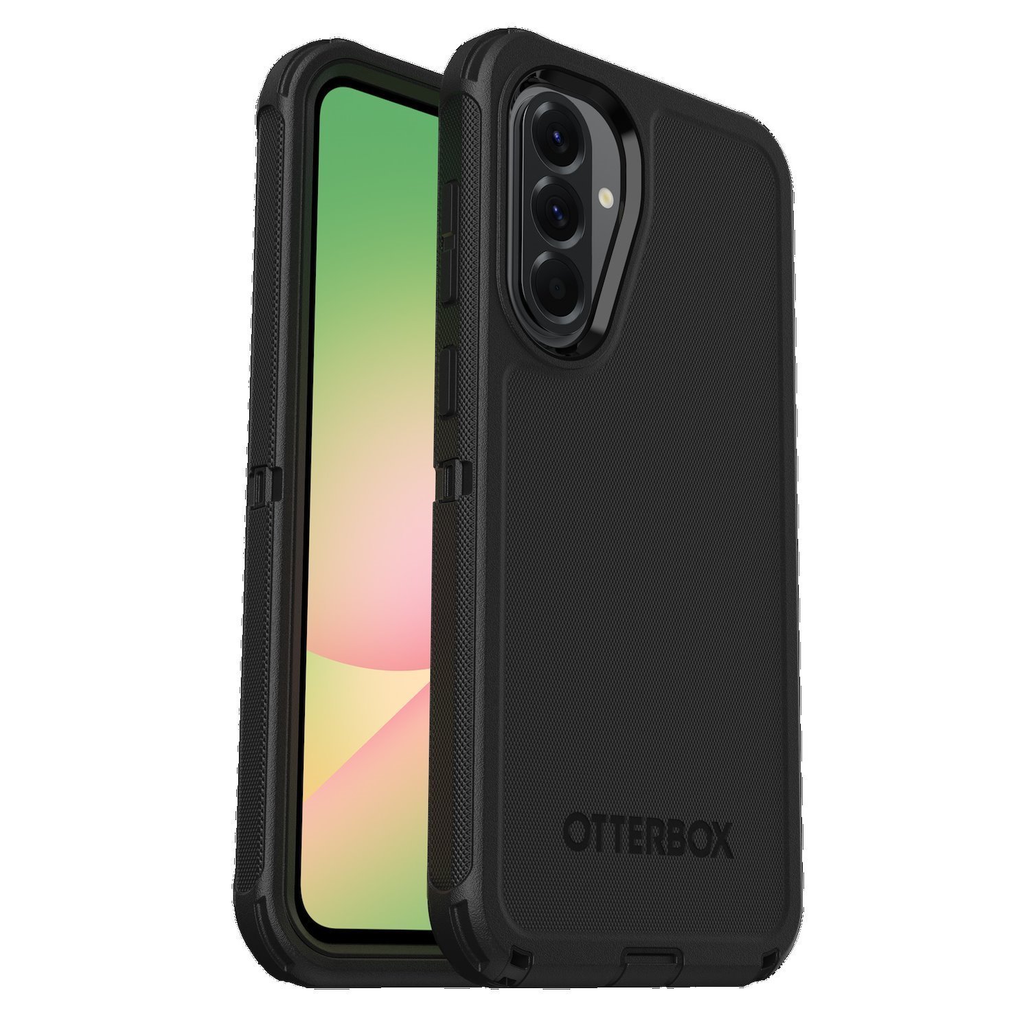 OtterBox Defender Samsung Galaxy A56 5G (6.7') Case Black - (77-97788), Drop+ 7X Military Standard, Multi-Layer, Port Covers, 7 Years Warranty