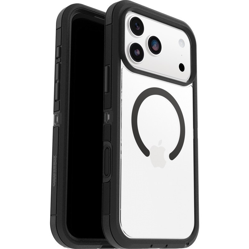 OtterBox Defender XT Pro MagSafe Apple iPhone 17 Pro Max (6.9') Case Dark Side (Clear/Black) - (77-98534), Drop+ 7X Military Standard,7 Years Warranty