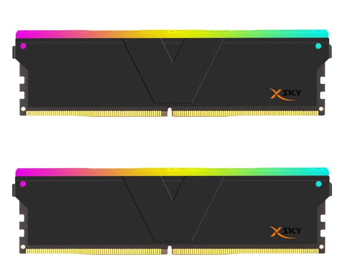 Leader Computer V-Color DDR5 32GB (16GBx2) 6000MHz Manta XSKY RGB U-Dimm 1.25V (Black)
