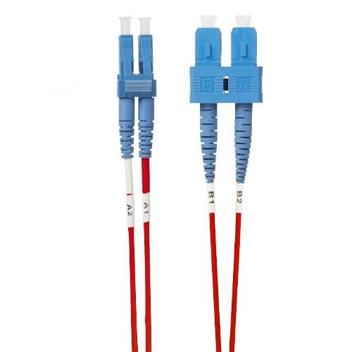 4Cabling 1.5M LC-SC Os1 / Os2 Singlemode Fibre Optic Cable: Red