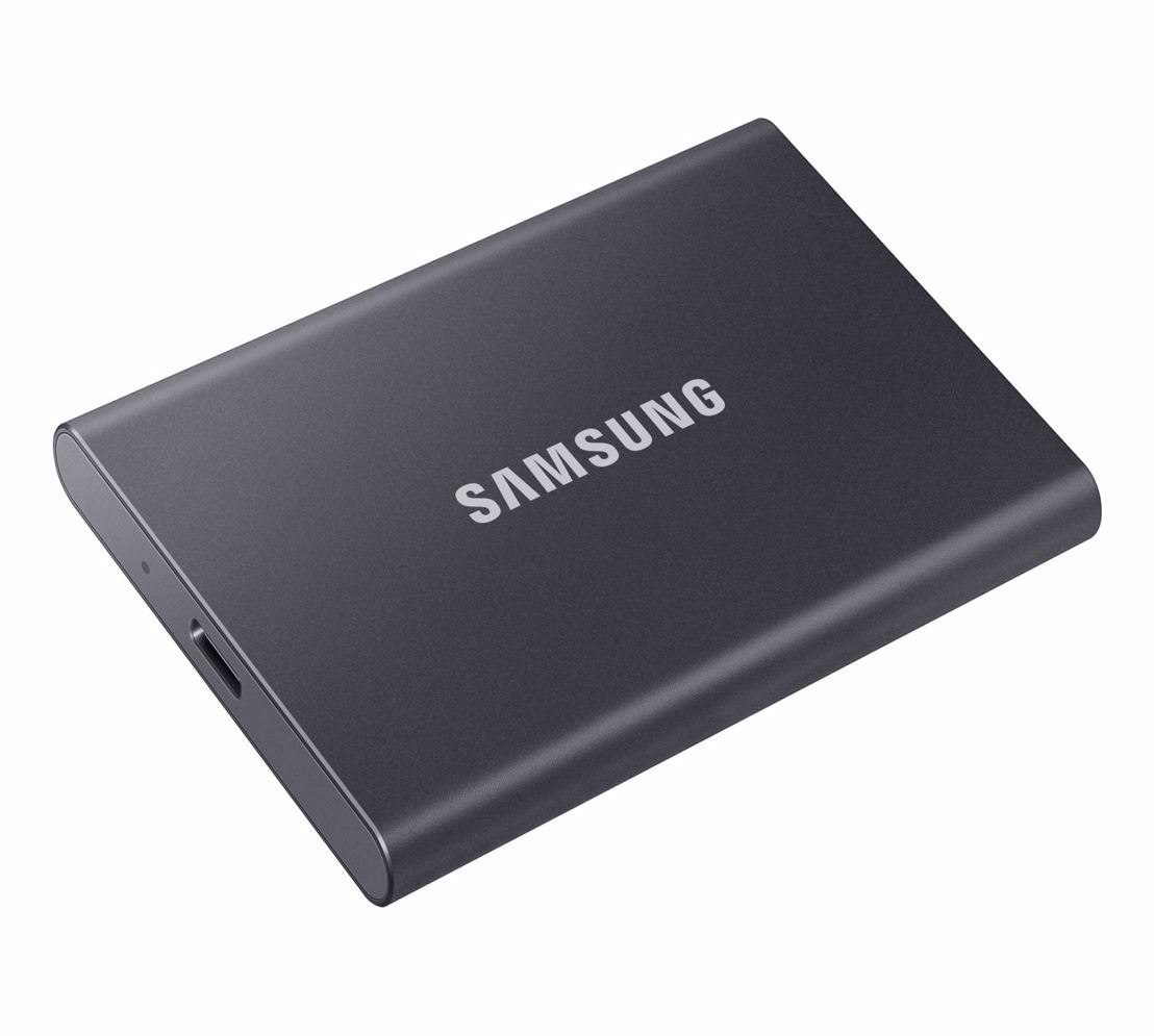 Samsung T7 Touch 2TB Portable Usb-C SSD, Up To 1050MBs R/W, Gray, Usb-C, 3YR WTY