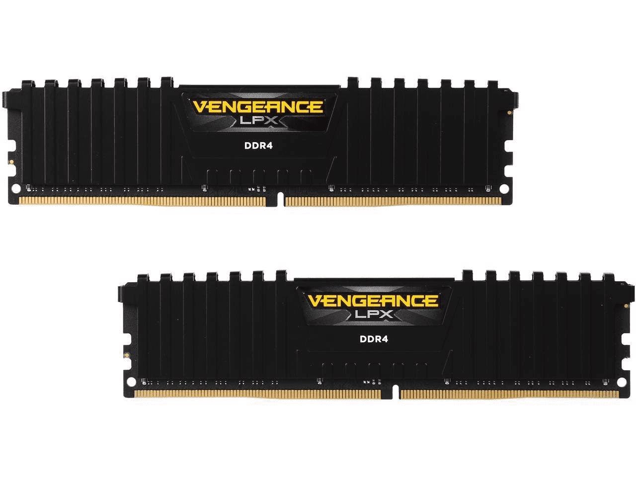 Corsair Vengeance LPX DDR4, 3600MHz 32GB 2 X 288 Dimm, Unbuffered, 18-22-22-42, Black Heat Spreader, 1.35V, XMP 2.0