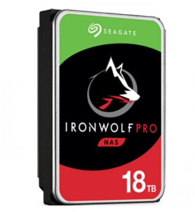 Seagate IronWolf Pro, Nas, 3.5" HDD, 18TB, Sata 6Gb/s, 7200RPM, 256MB Cache, 5 Years Or 2.5M Hours MTBF Warranty