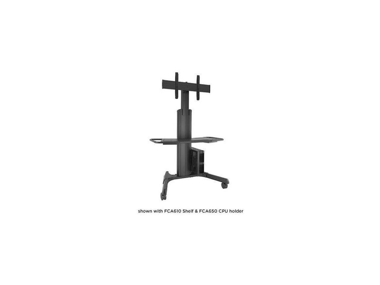 Chief Large Fusion Cart Manual Adjustable, BLK