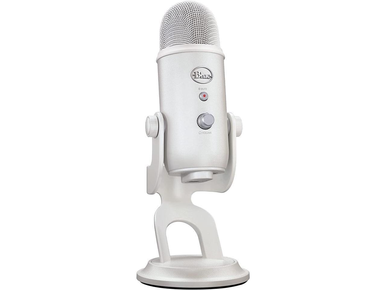 Blue Yeti Premium Usb Gaming Mic With Blue Vo!Ce- White Mist Aurora Collection Special Edition