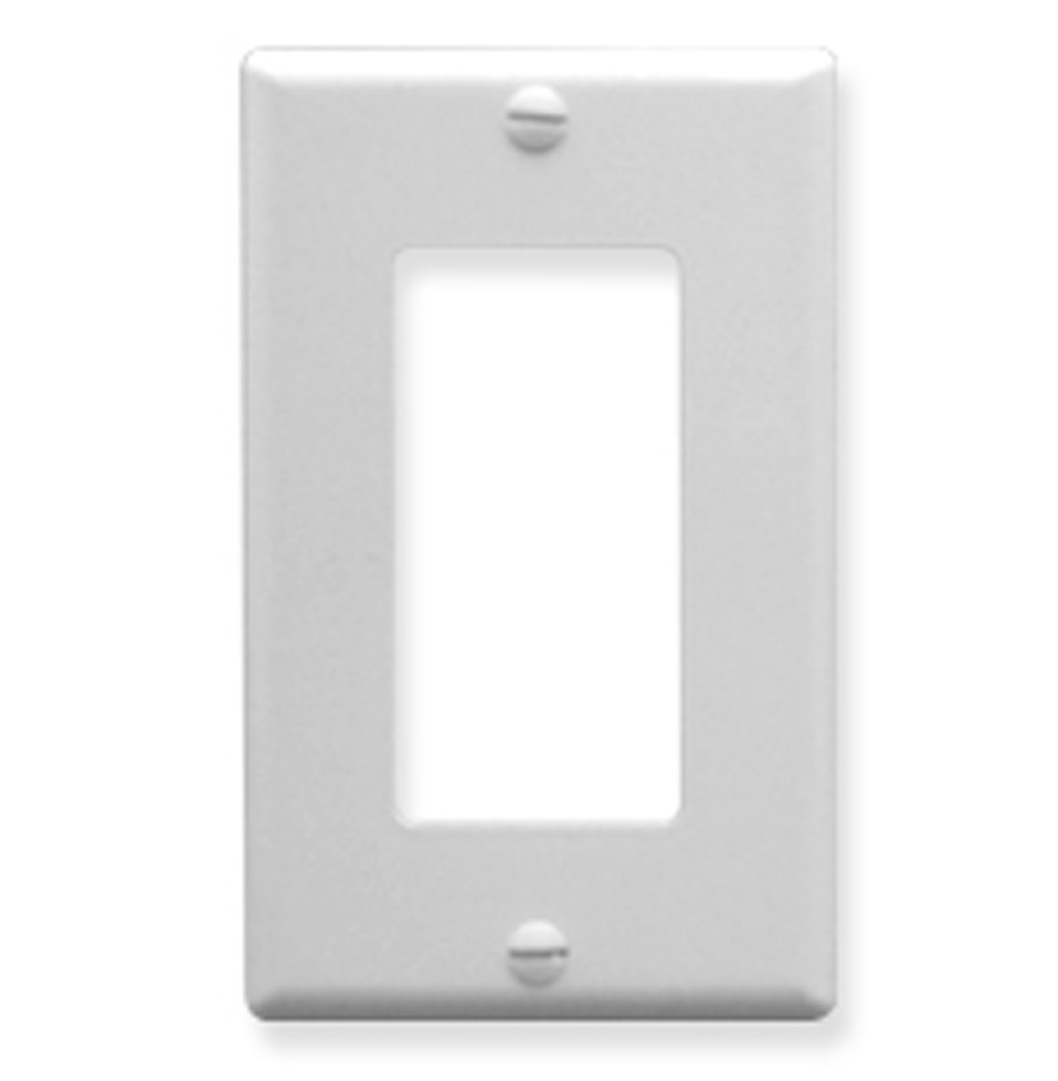 Icc Decorex Faceplate 1 Gang - White
