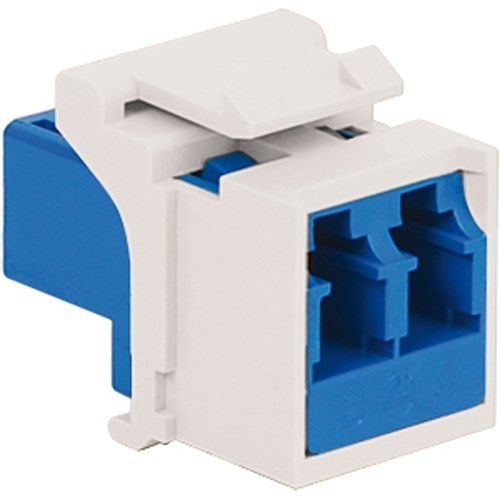 Icc Module Fiber Optic- LC- Duplex- White
