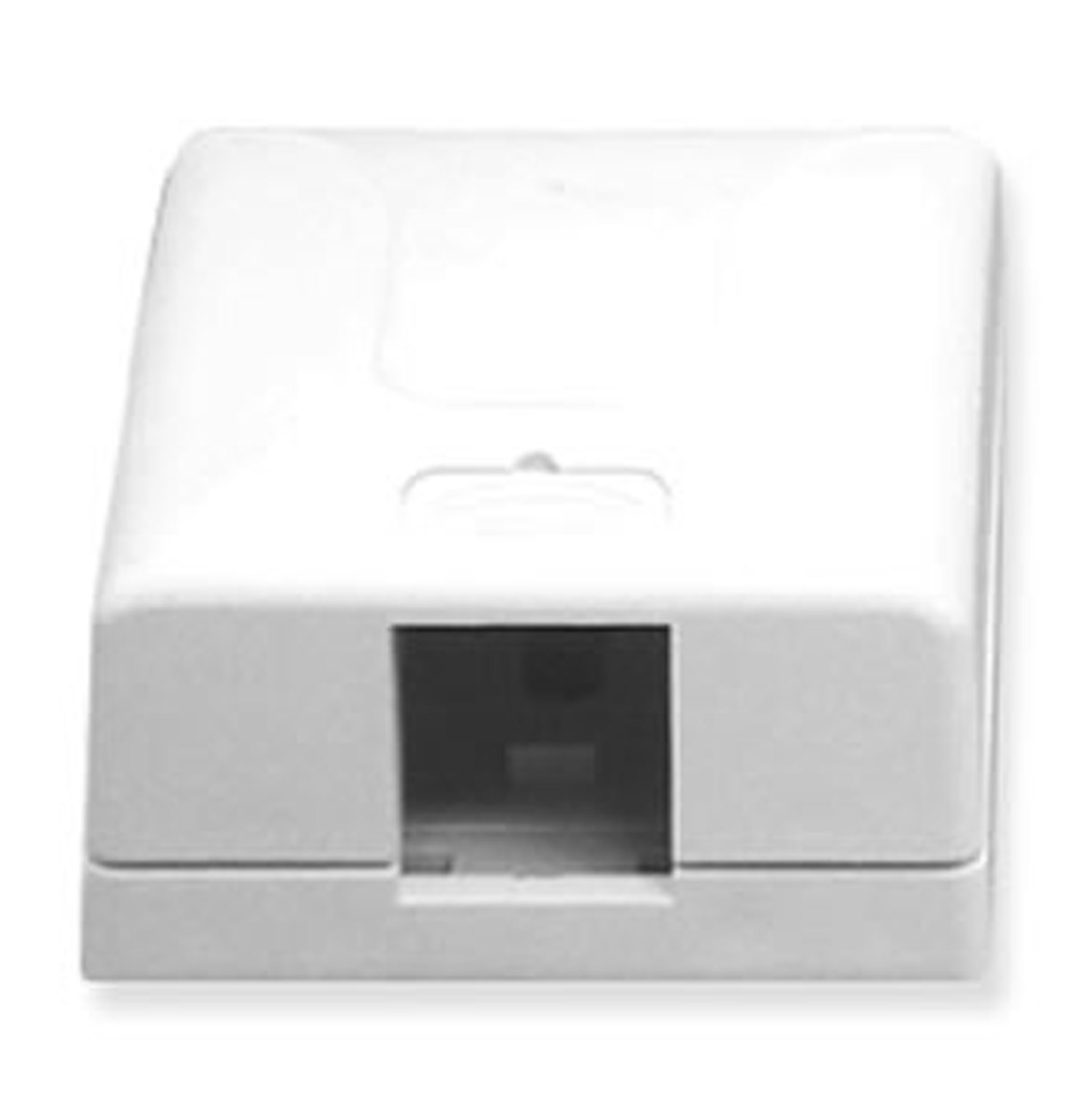 Icc Surface Mount Box- Elite- 1-Port- White