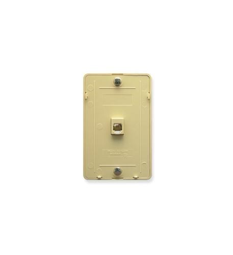 Icc Wall Plate Idc 6P6C Ivory