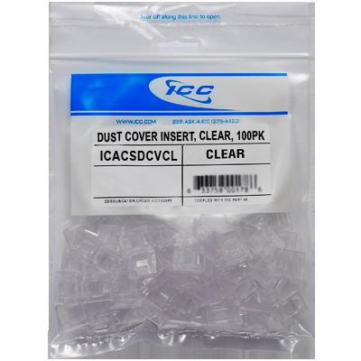 Icc Dust Cover Insert- Clear- 100PK