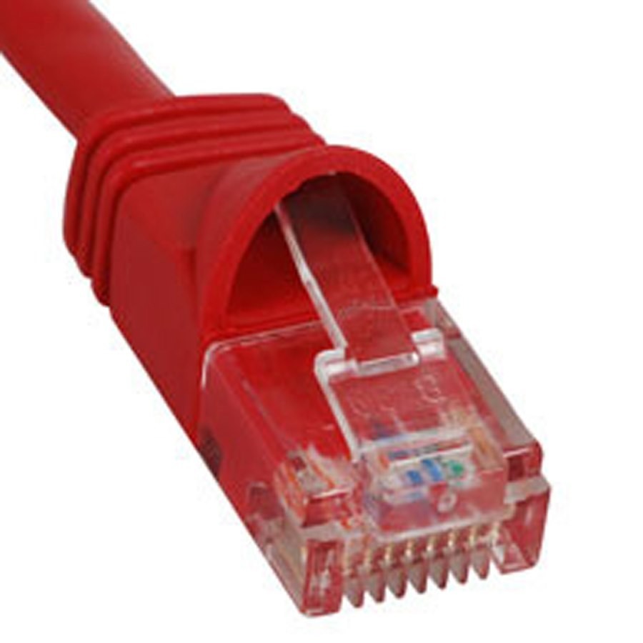 Icc Patch Cord- Cat 6- Molded Boot- 10' RD