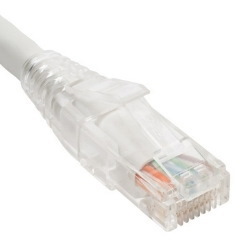 Icc Patch Cord CAT5e Clear Boot 3' White