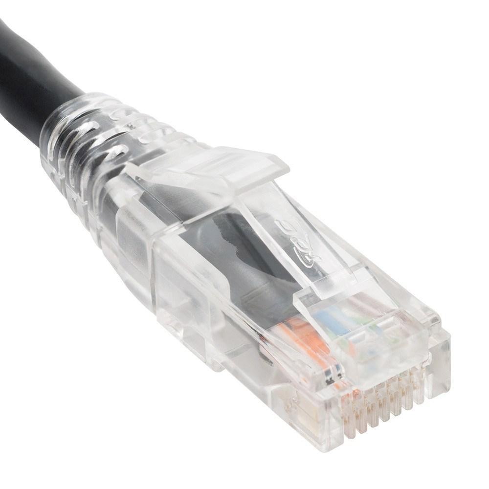 Icc Patch Cord Cat6 Clear Boot 1' Black