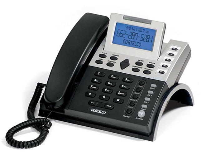 Cortelco 122000TP227S 2-Line Cid Business Tel.