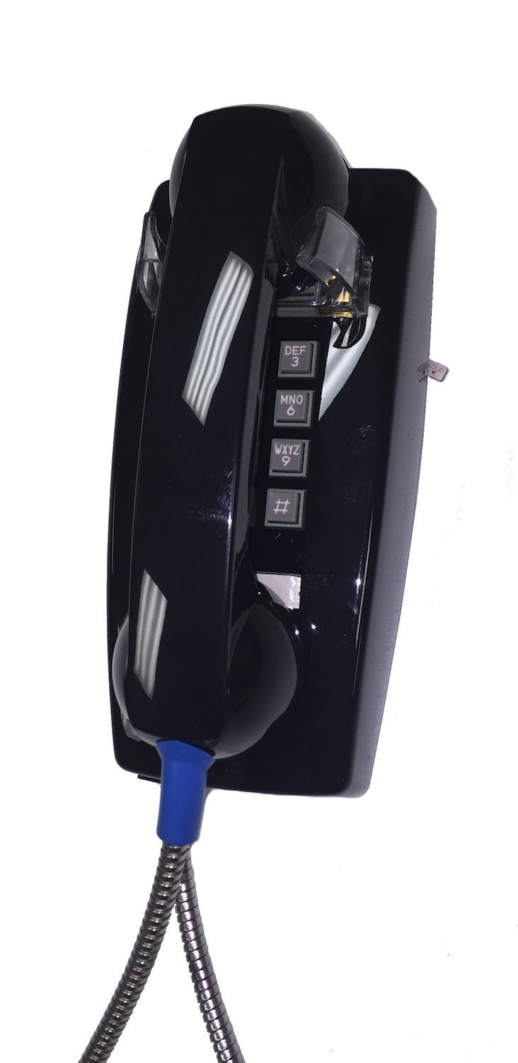 Cortelco 255400Arc20m Wall Phone w/Armored Cord