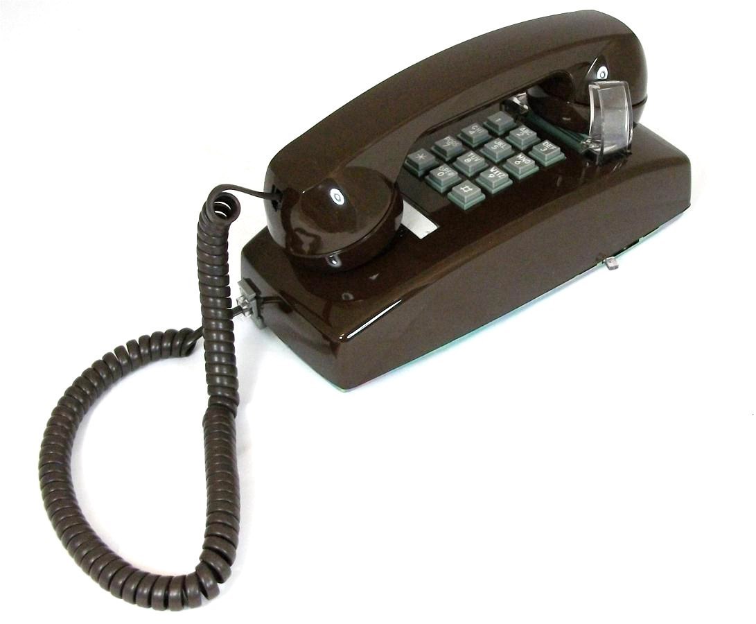 Cortelco 255445-Vba-20M Wall W/ Volume - Brown