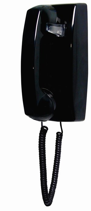 Cortelco 255400-Vba-Ndl Black Wall No Dial
