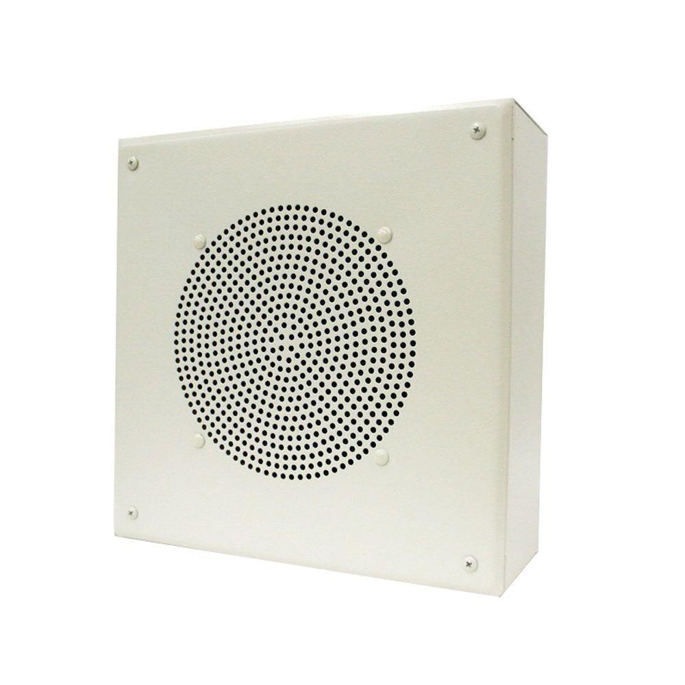 Valcom 8In Amplified Ceiling SPKR Square Grille
