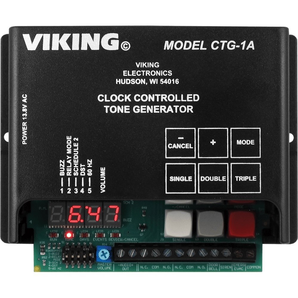 Viking Electronics Clock Controlled Tone Generator